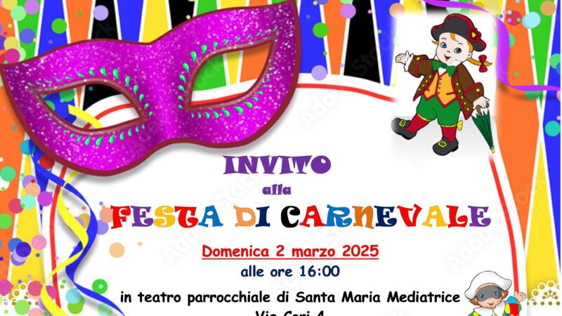 Festa del Carnevale – Domenica 2 marzo